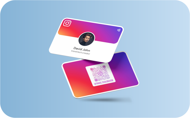 Instagram Custom Printed NFC Card