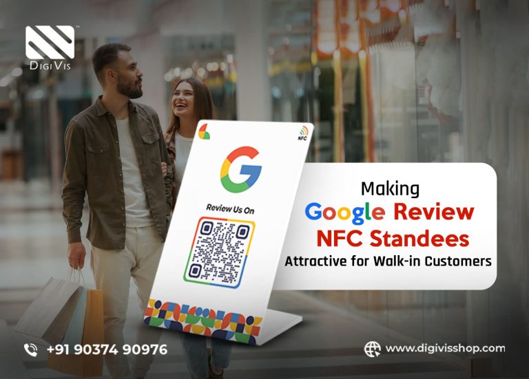 Making Google Review NFC Standees Attractive for Walk-in Customers