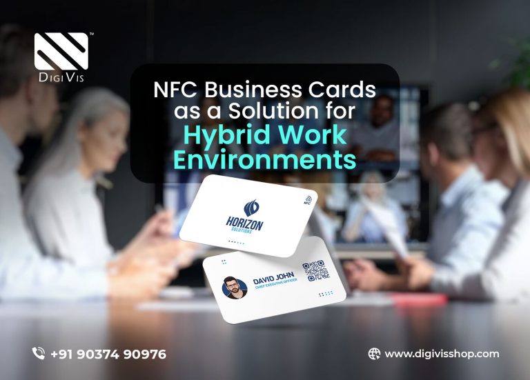 NFC Business Cards as a Solution for Hybrid Work Environments